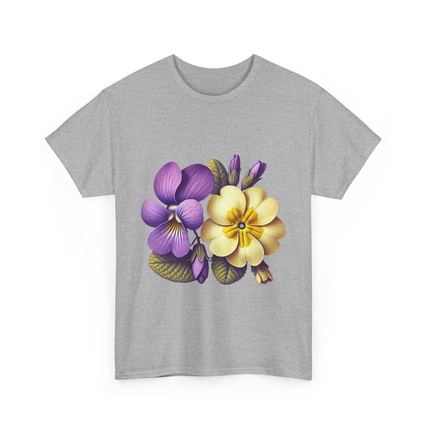 February Flowers - Birth Month - T-Shirt