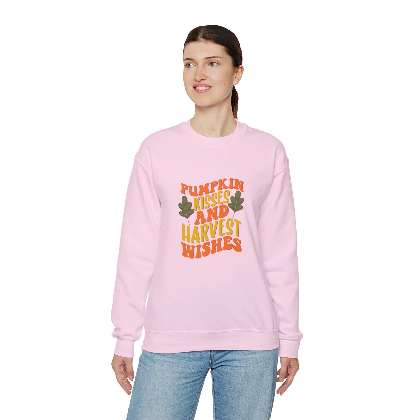 Pumpkin Kisses And Harvest Wishes - Sweatshirt