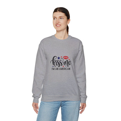 Kiss Me I'm An American - Sweatshirt