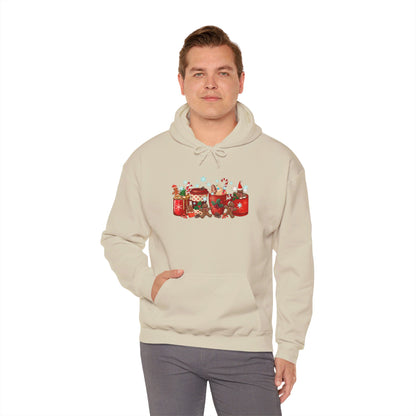 Christmas Cocoa & Gingerbread Delight - Hooded Sweatshirt