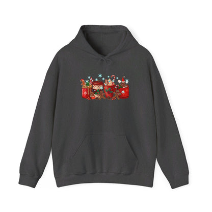 Christmas Cocoa & Gingerbread Delight - Hooded Sweatshirt