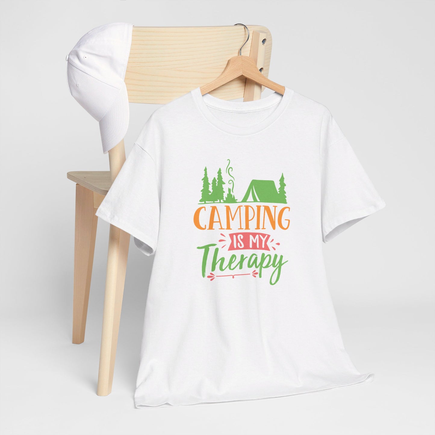 Camping Is My Therapy - T-Shirt