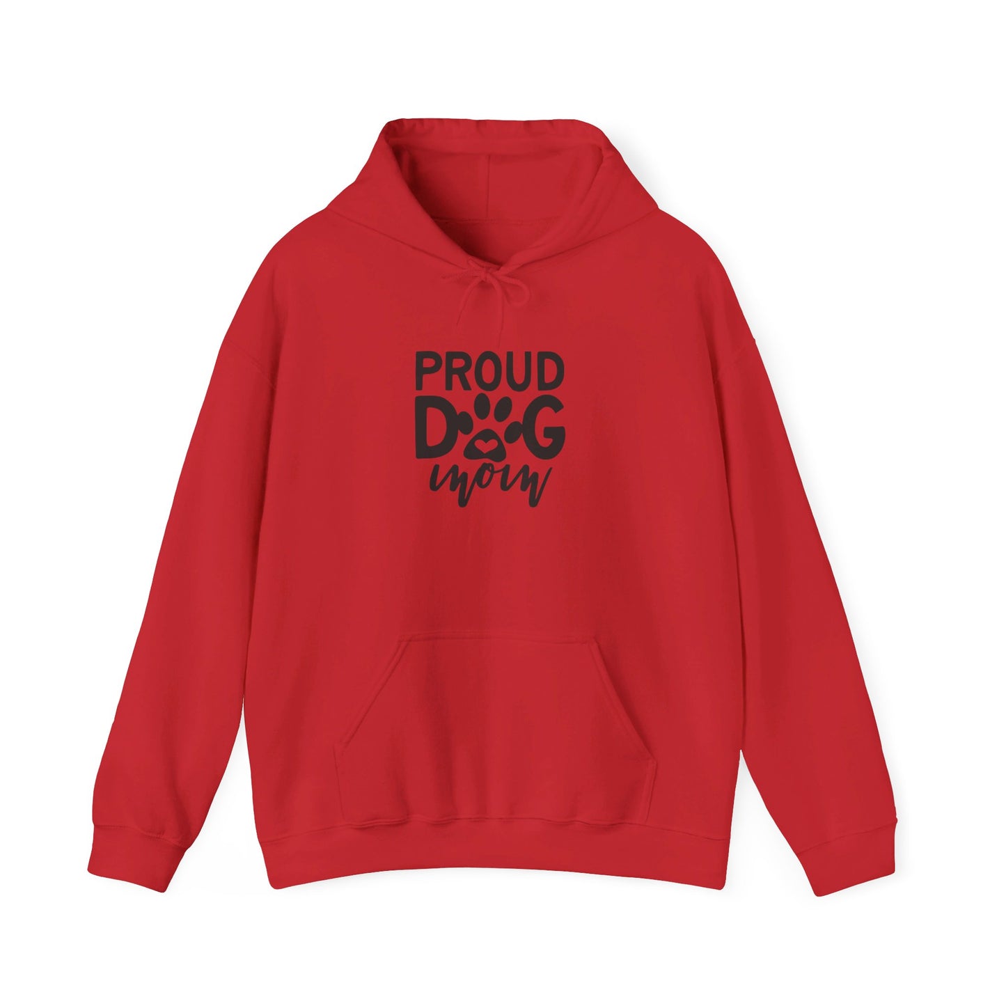 Proud Dog Mom, Pawsome Love Forever - Hooded Sweatshirt