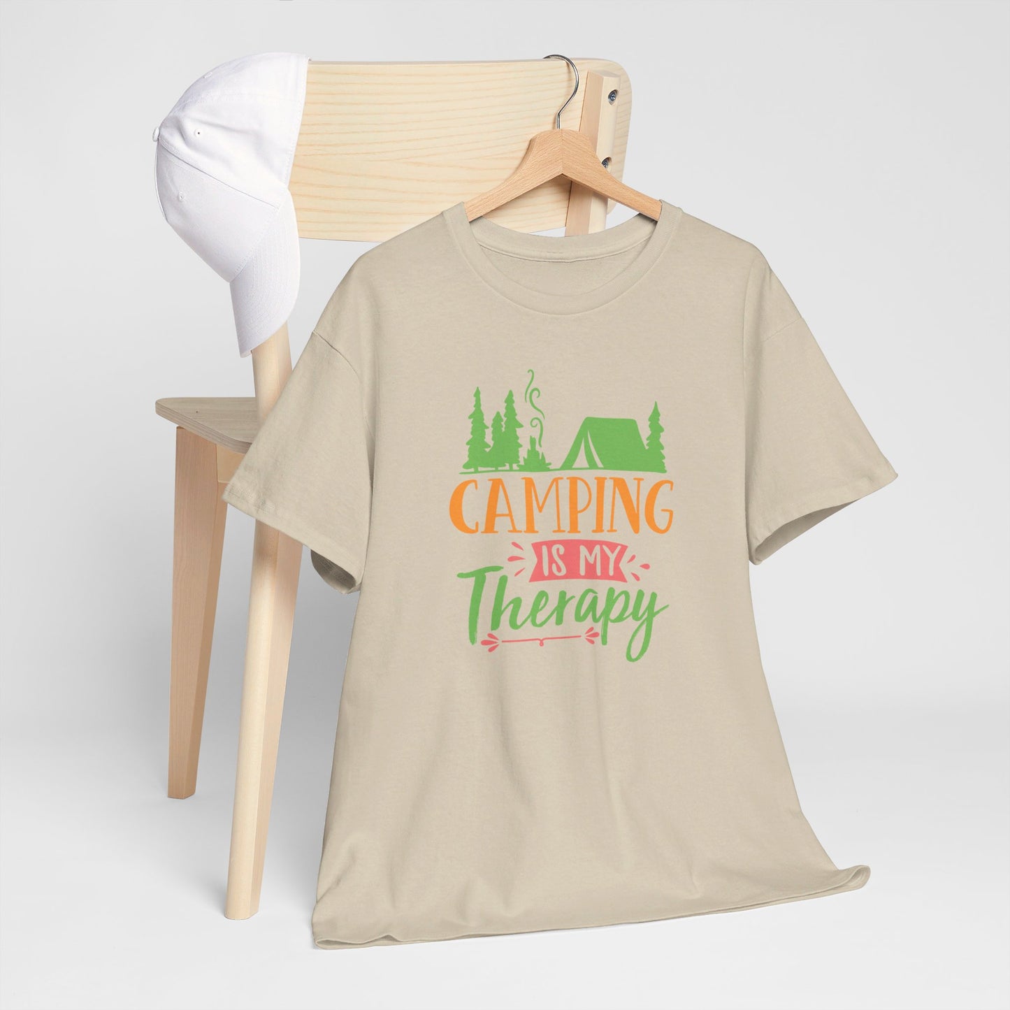 Camping Is My Therapy - T-Shirt