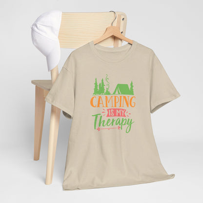 Camping Is My Therapy - T-Shirt