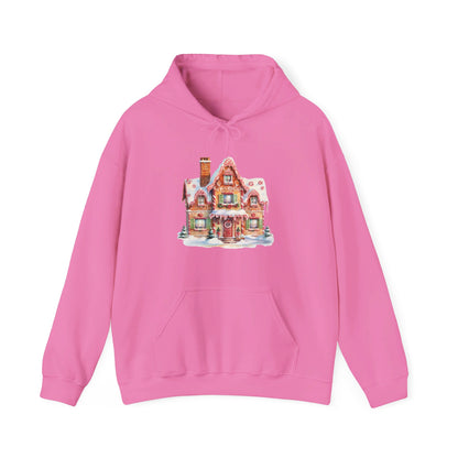 Snowy Christmas Village 14 - Hooded Sweatshirt