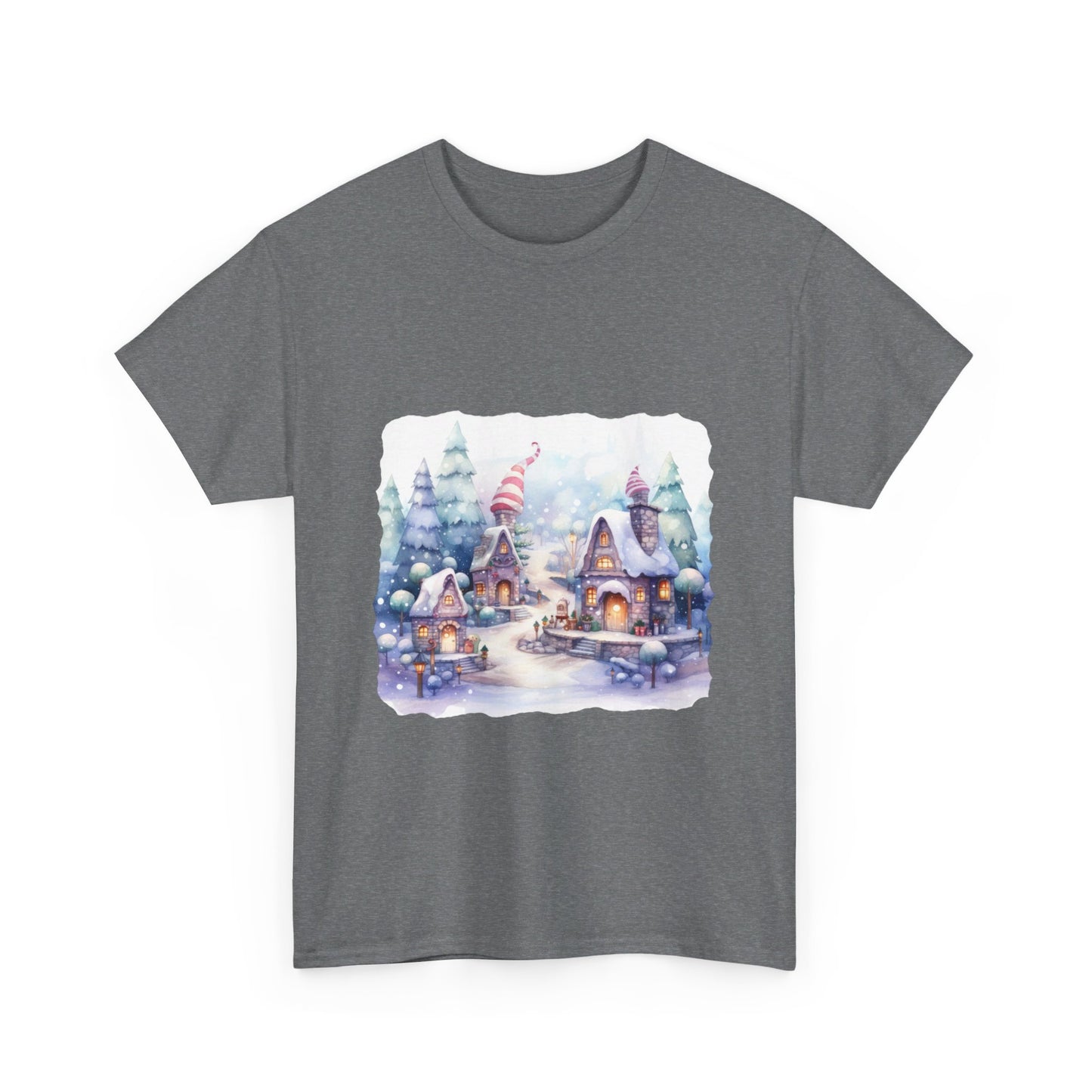 Snowy Christmas Village 4 - T-Shirt