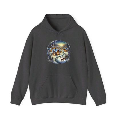 Christmas Snow House - Hooded Sweatshirt