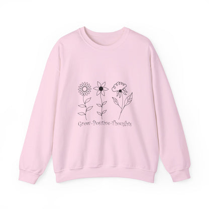 Grow Positive Thoughts - Crewneck Sweatshirt