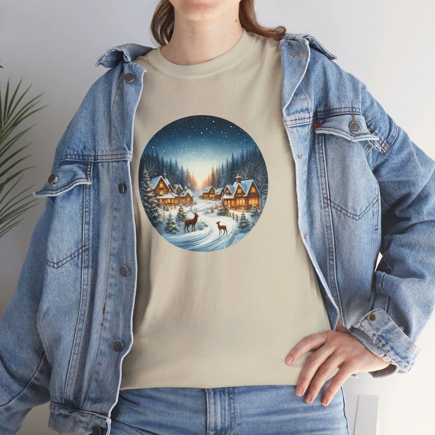 Magical Snowy Night - T-Shirt