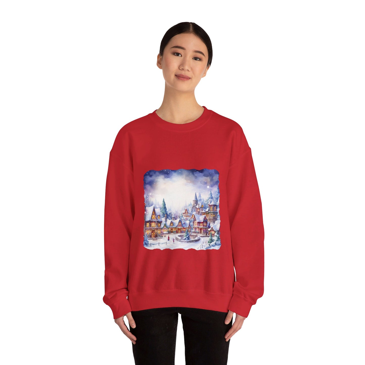 Snowy Christmas Village 5 - Sweatshirt