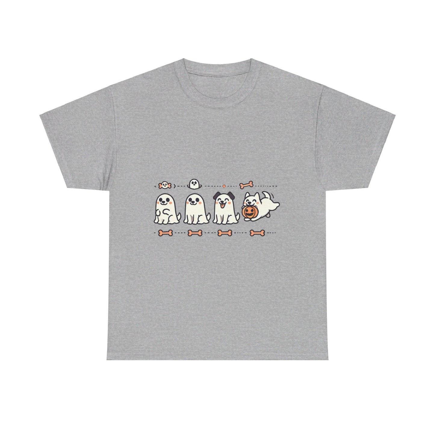 4 Friendly dog ghosts - T-Shirt