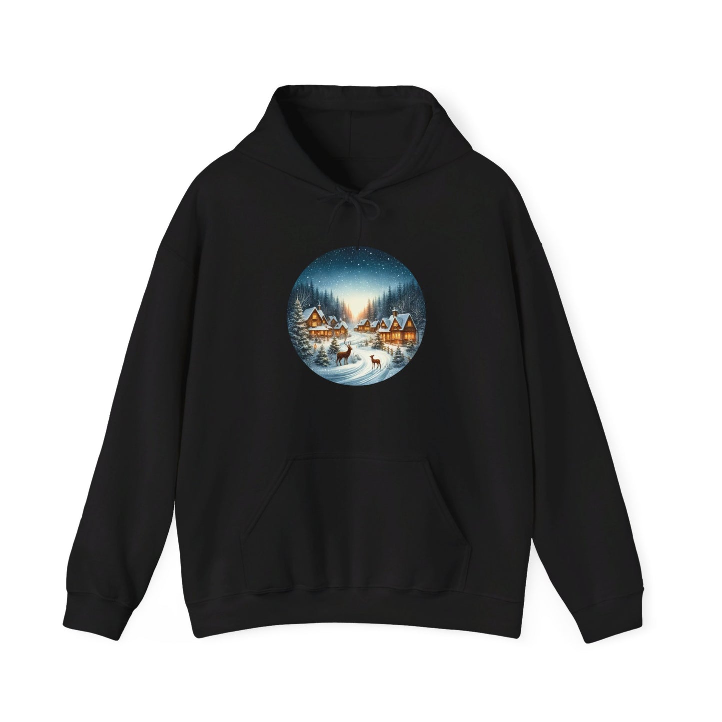 Magical Snowy Night - Hooded Sweatshirt