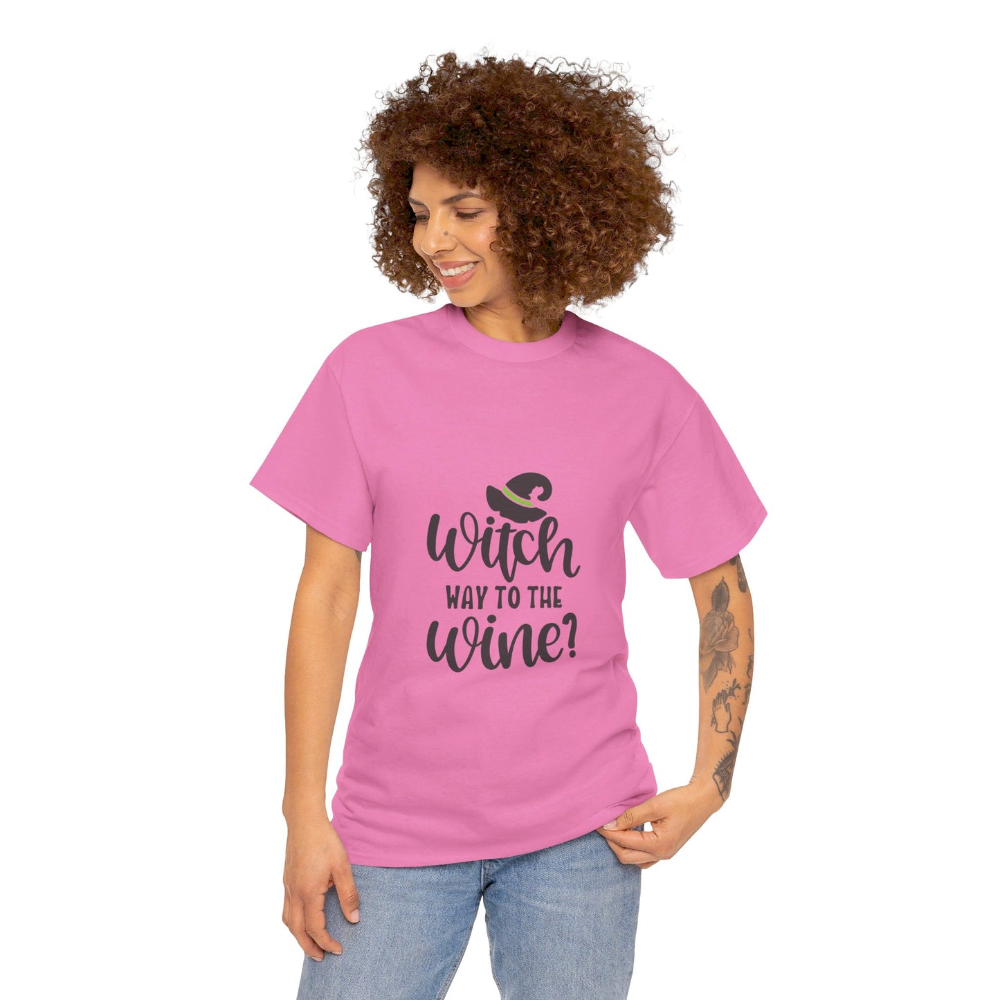 Witch way to the wine-T-Shirt