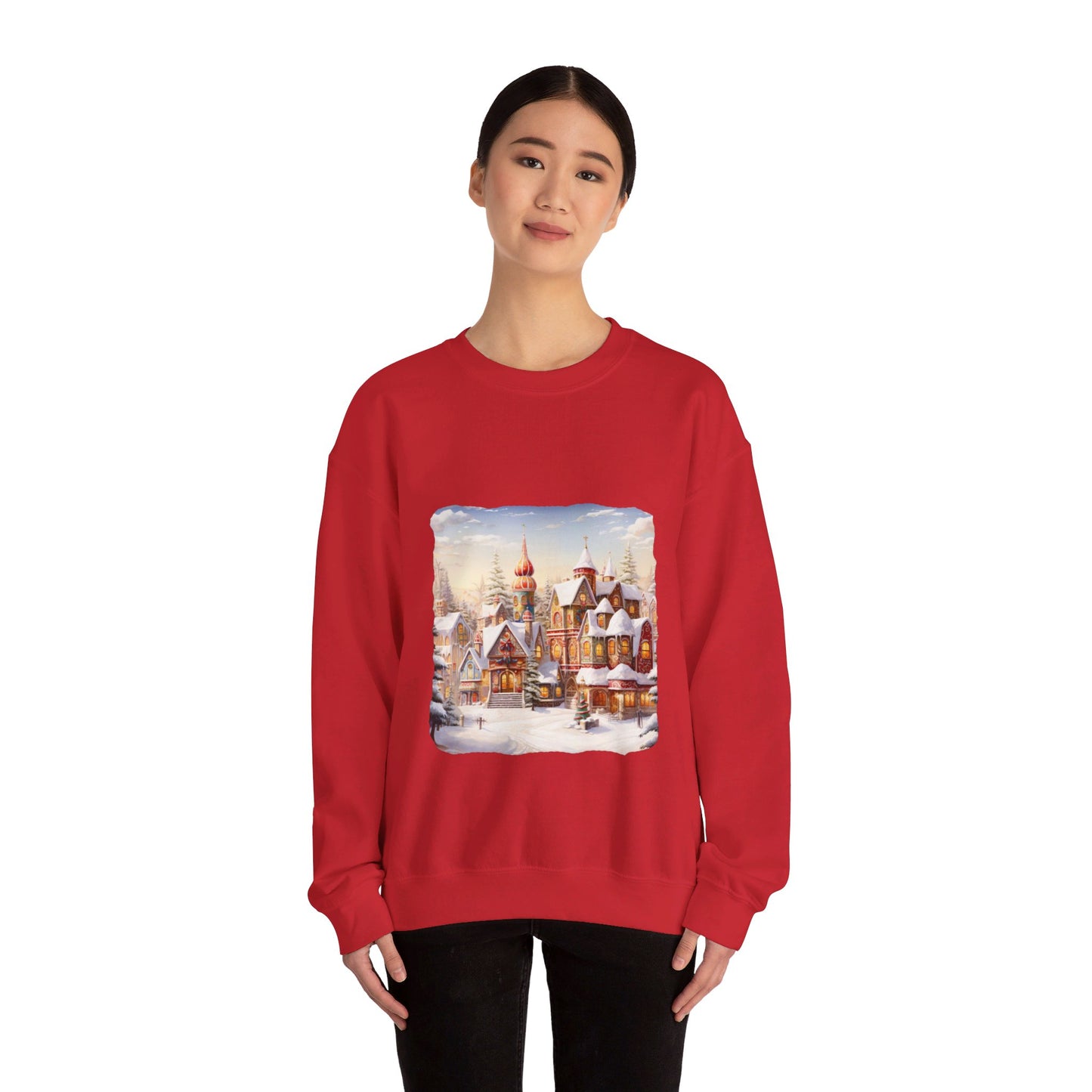 Snowy Christmas Village 12 - Sweatshirt