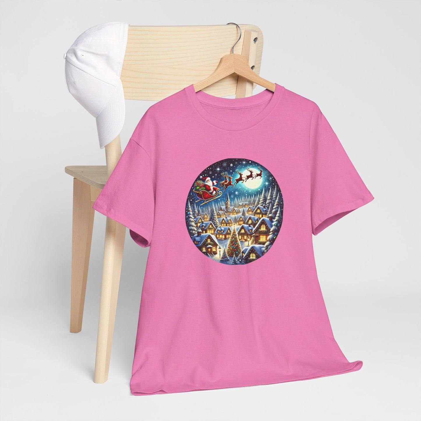 Santa's Snowy Flight - T-Shirt