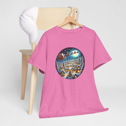 Santa's Snowy Flight - T-Shirt