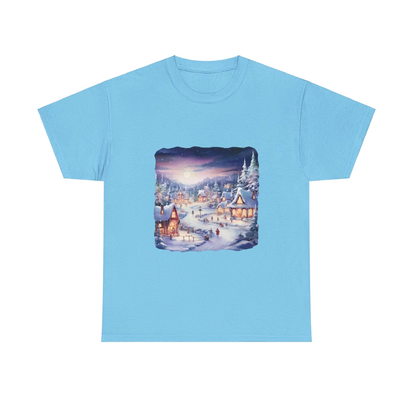 Snowy Christmas Village 3 - T-Shirt