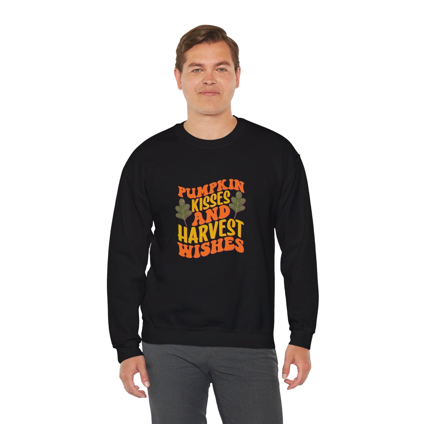 Pumpkin Kisses And Harvest Wishes - Sweatshirt