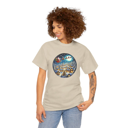 Santa's Snowy Flight - T-Shirt