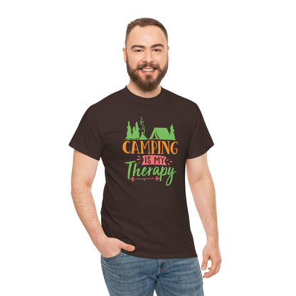 Camping Is My Therapy - T-Shirt