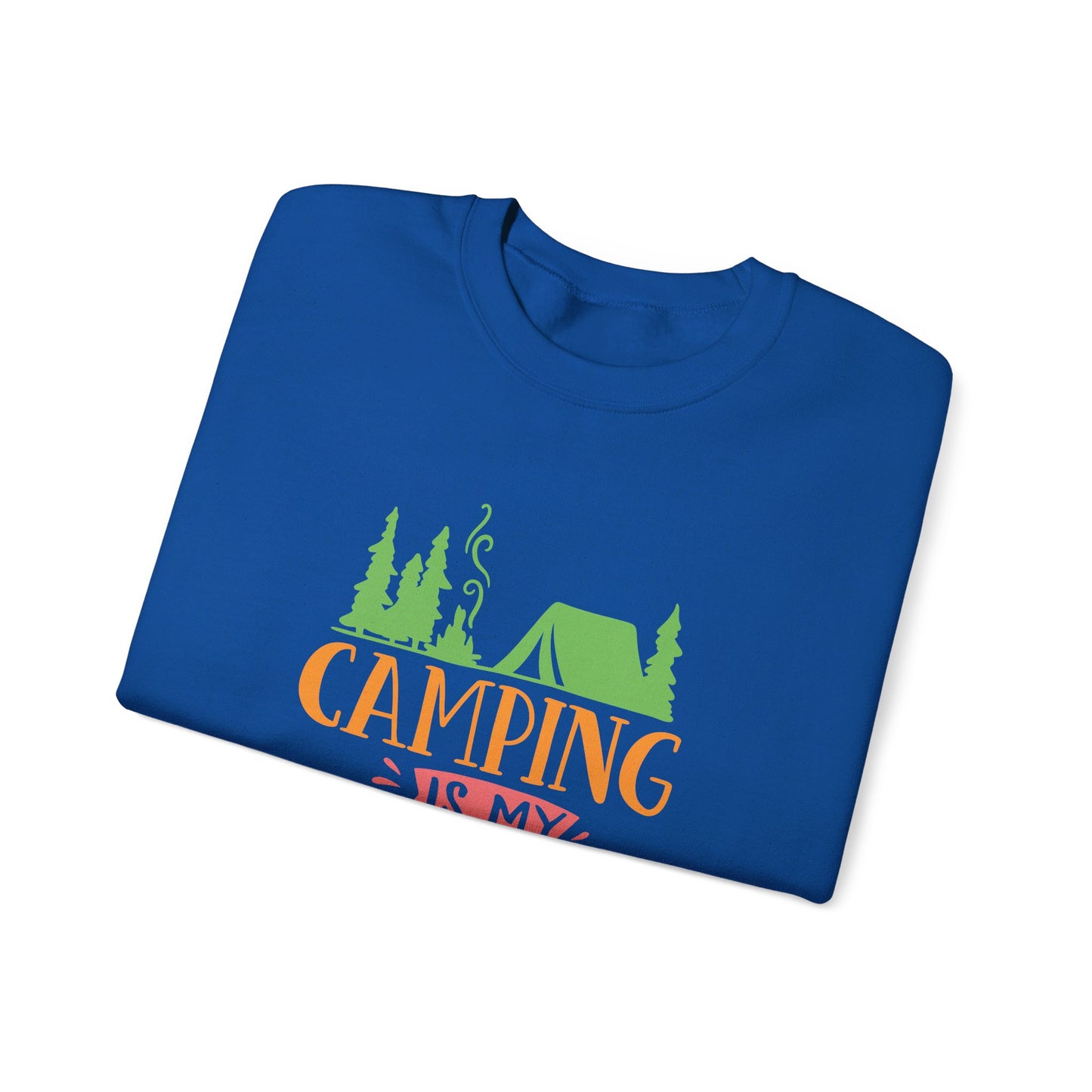 Camping Is My Therapy  - Crewneck Sweatshirt