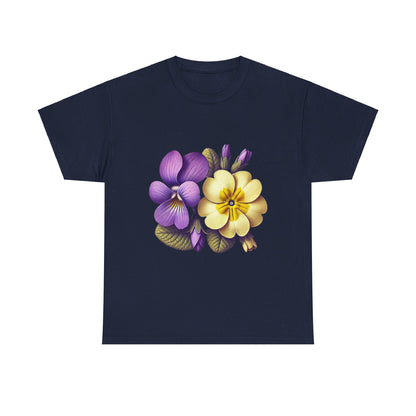 February Flowers - Birth Month - T-Shirt