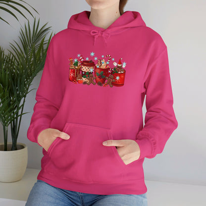 Christmas Cocoa & Gingerbread Delight - Hooded Sweatshirt