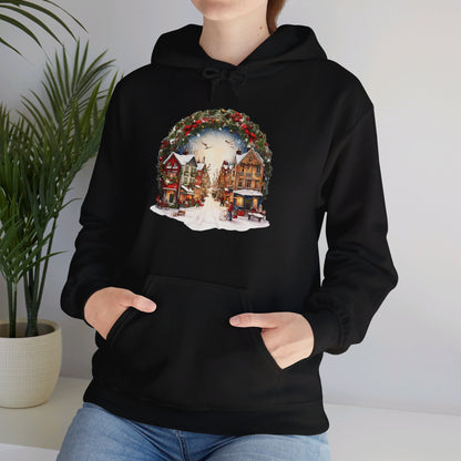 Magical Christmas Village Day - Hooded Sweatshirt