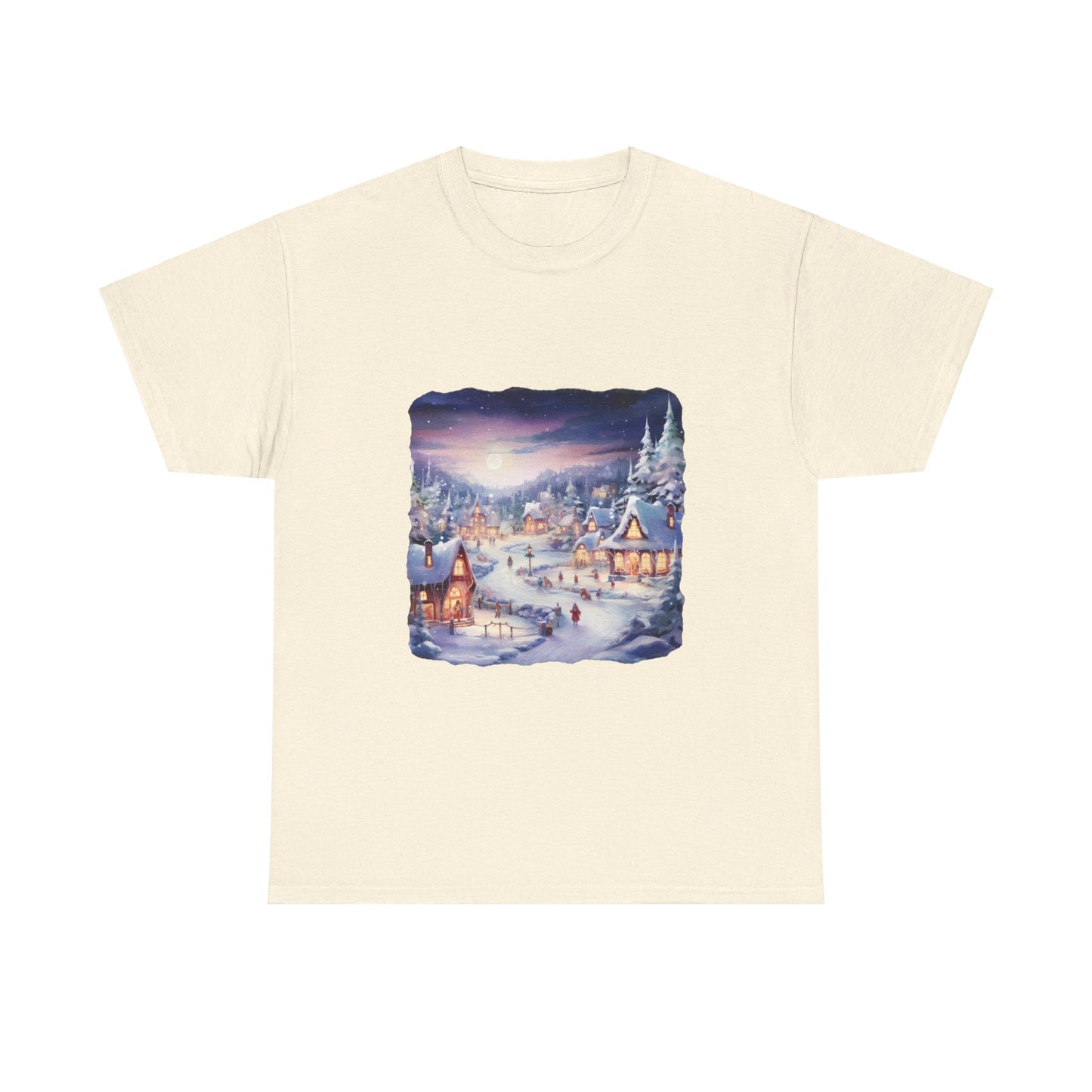 Snowy Christmas Village 3 - T-Shirt