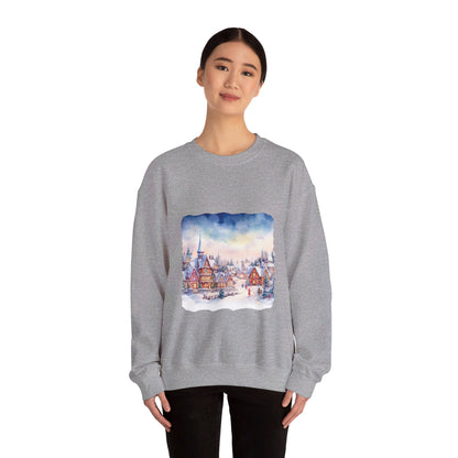 Snowy Christmas Village 7 - Sweatshirt