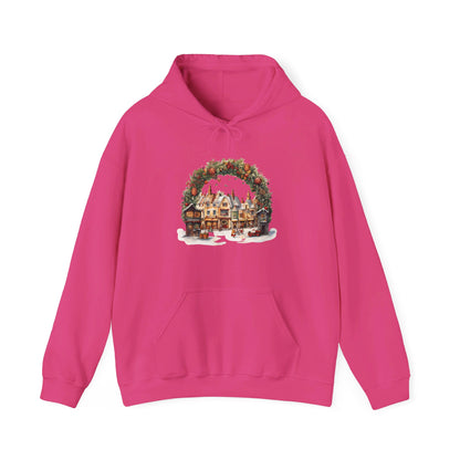 Snowy Village Bliss - Hooded Sweatshirt