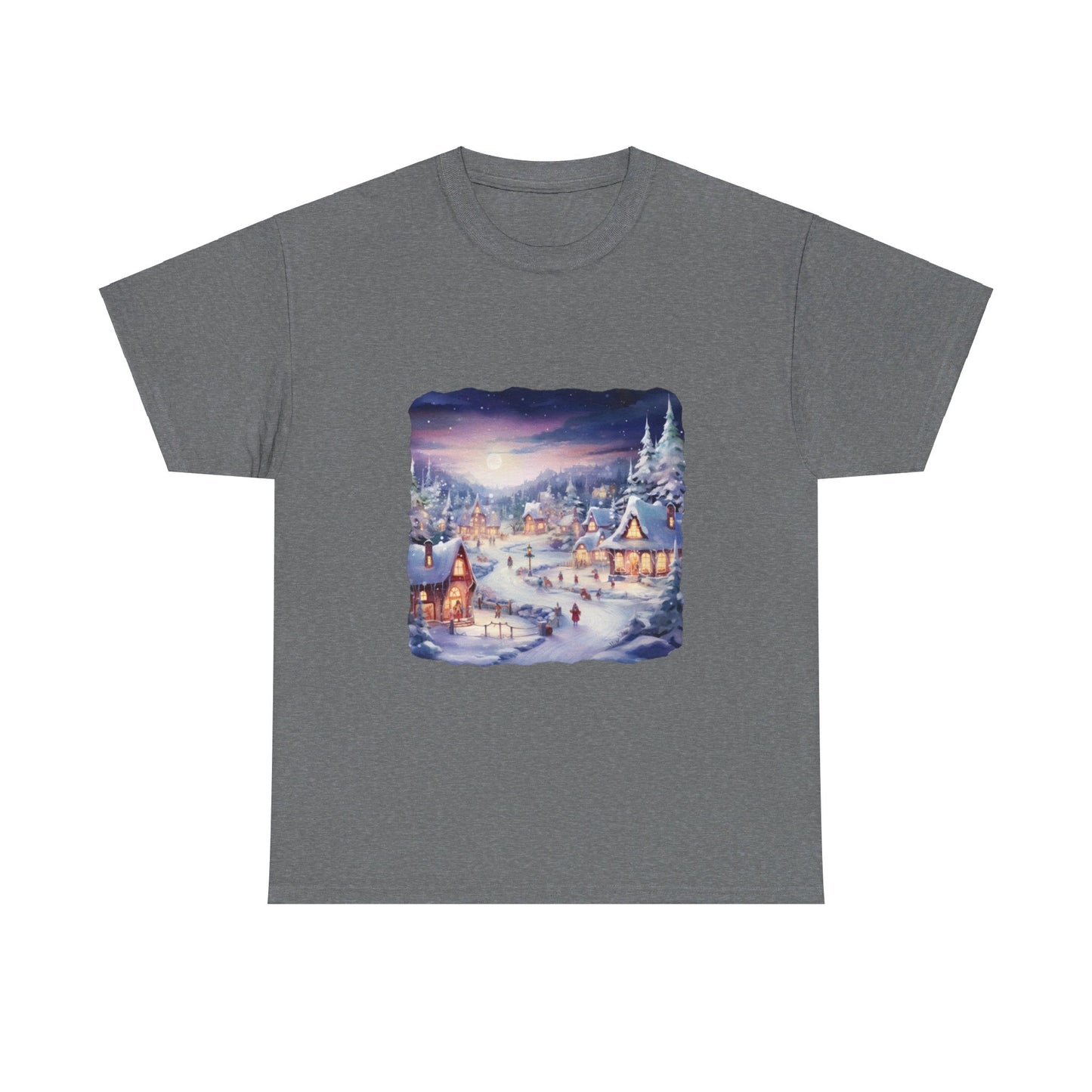 Snowy Christmas Village 3 - T-Shirt