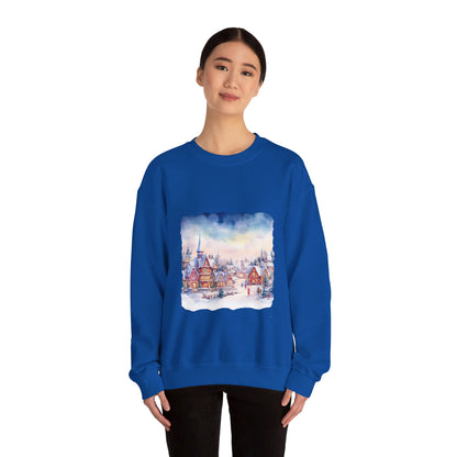 Snowy Christmas Village 7 - Sweatshirt