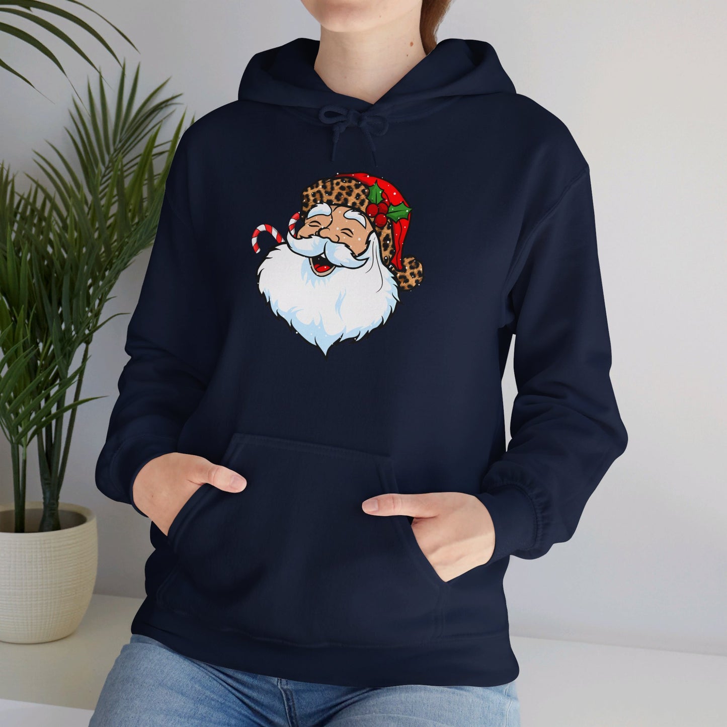 Festive Santa Claus - Hooded Sweatshirt