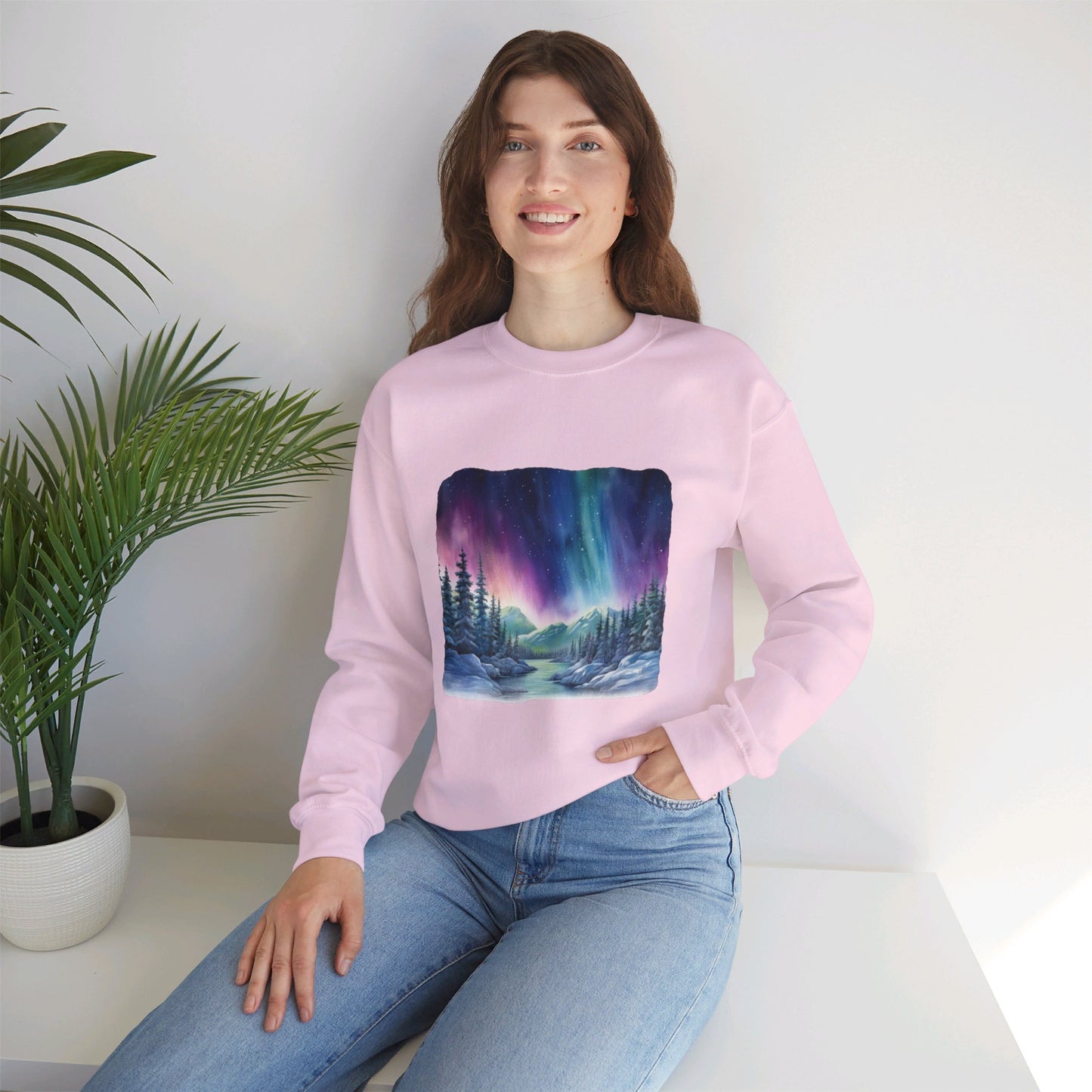 Northern Lights - Crewneck Sweatshirt