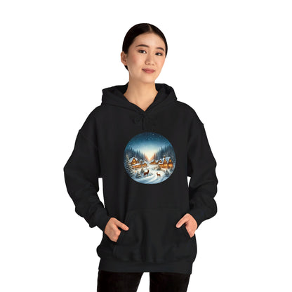 Magical Snowy Night - Hooded Sweatshirt