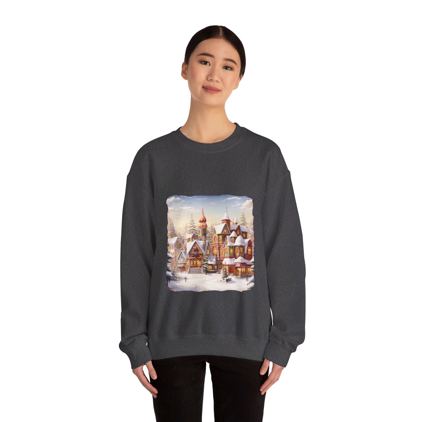 Snowy Christmas Village 12 - Sweatshirt