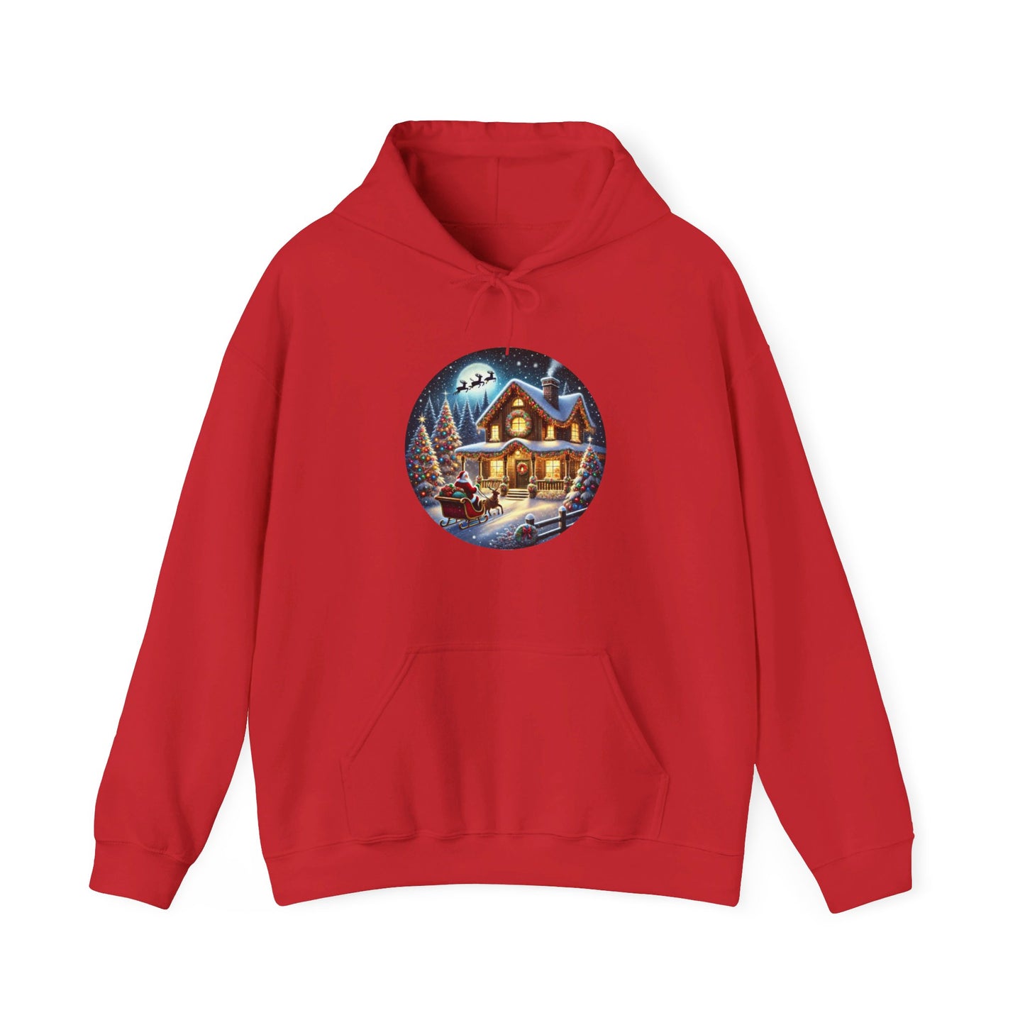 Santa's Joyful Ride - Hooded Sweatshirt