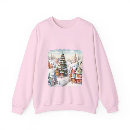 Snowy Christmas Village 16 - Sweatshirt