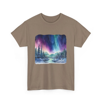 Northern Lights Watercolor  - T-Shirt