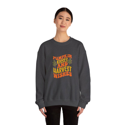 Pumpkin Kisses And Harvest Wishes - Sweatshirt