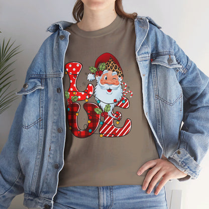 Festive Santa LOVE - T-Shirt