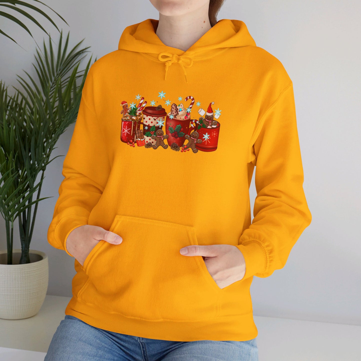 Christmas Cocoa & Gingerbread Delight - Hooded Sweatshirt