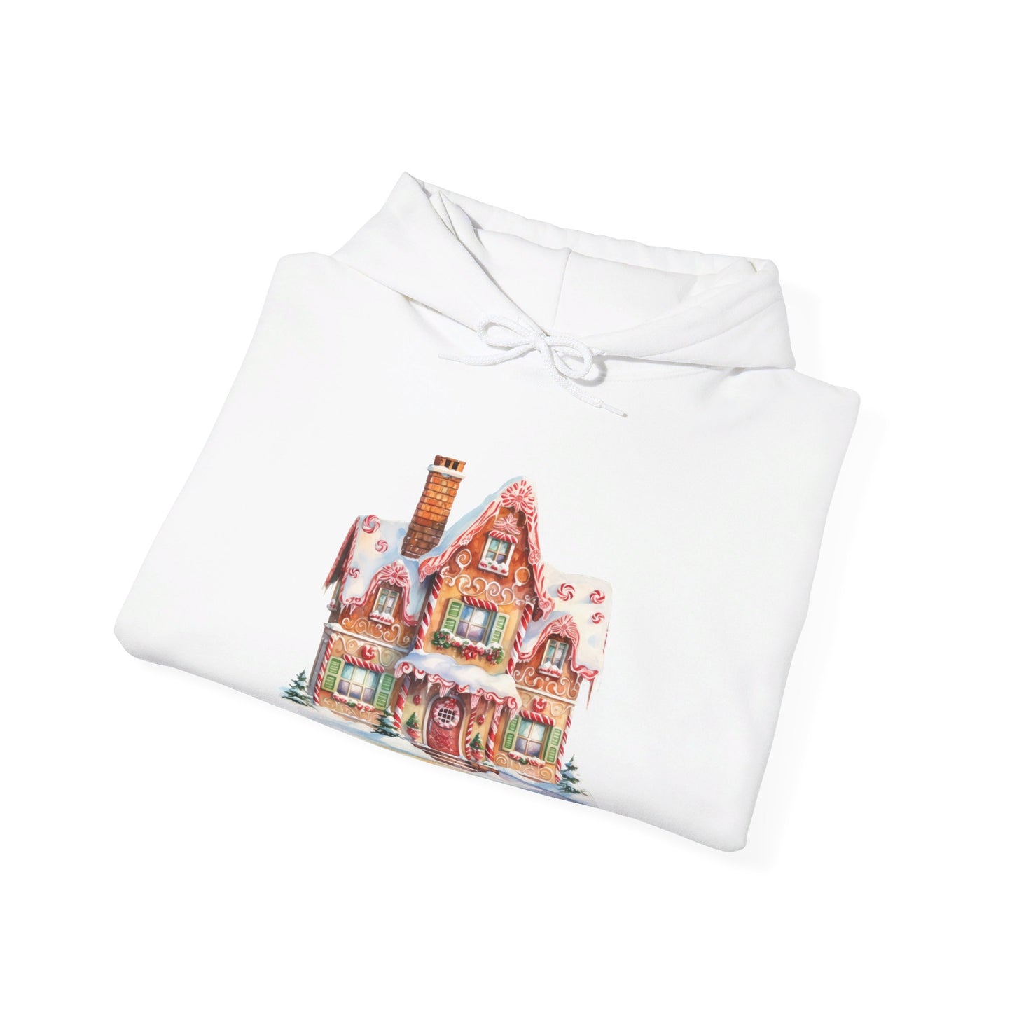 Snowy Christmas Village 14 - Hooded Sweatshirt