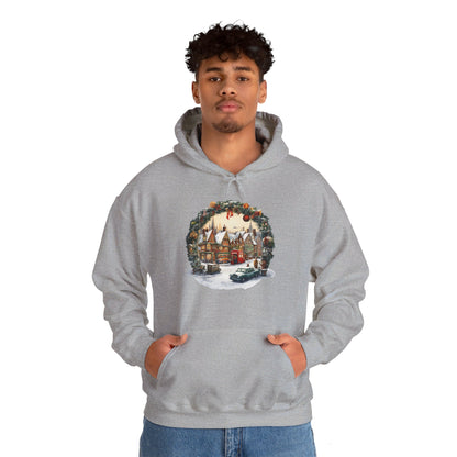 Village Holiday Spirit - Hooded Sweatshirt