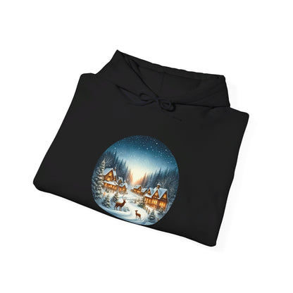 Magical Snowy Night - Hooded Sweatshirt