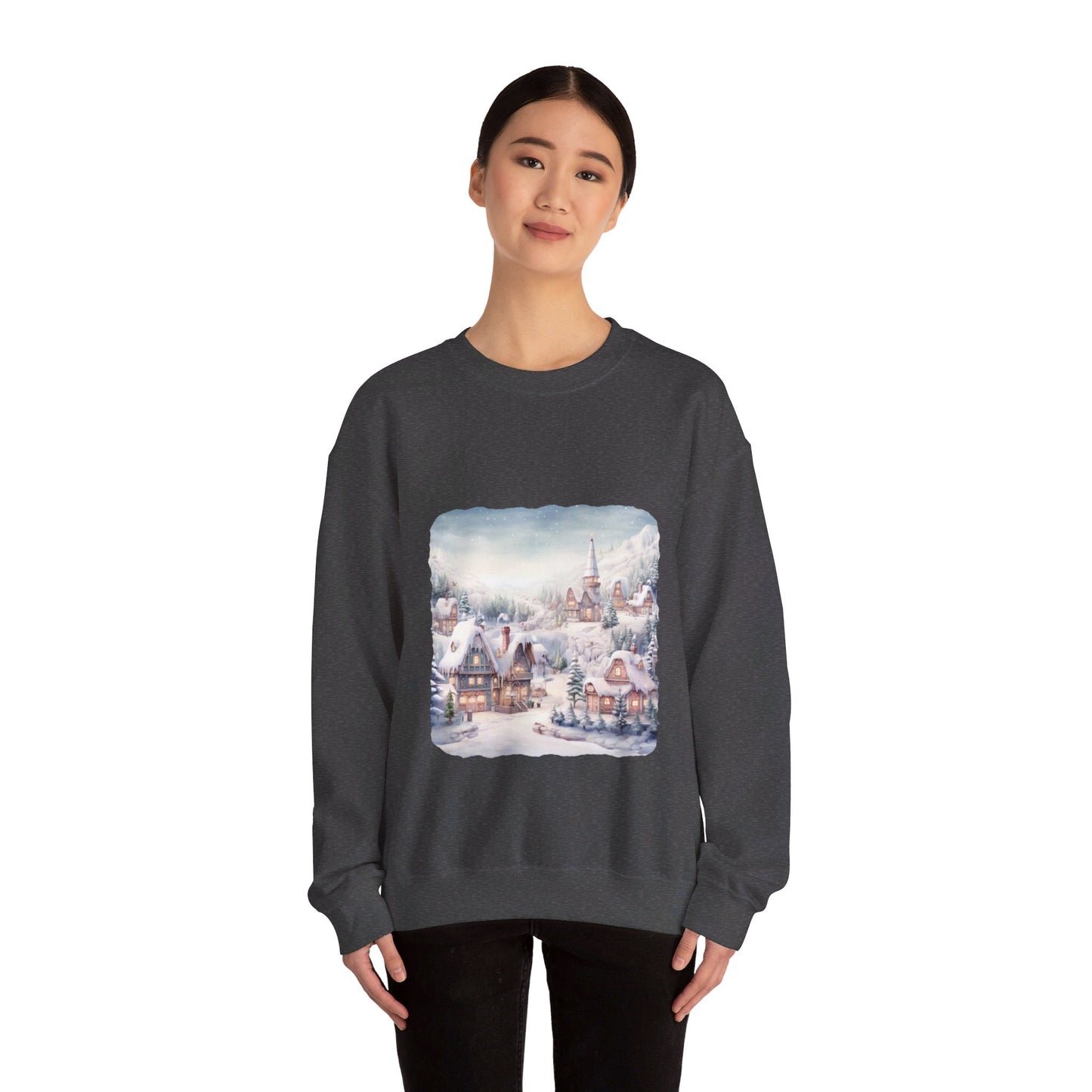 Snowy Christmas Village - Sweatshirt