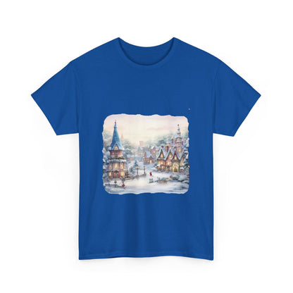 Snowy Christmas Village 2 - T-Shirt