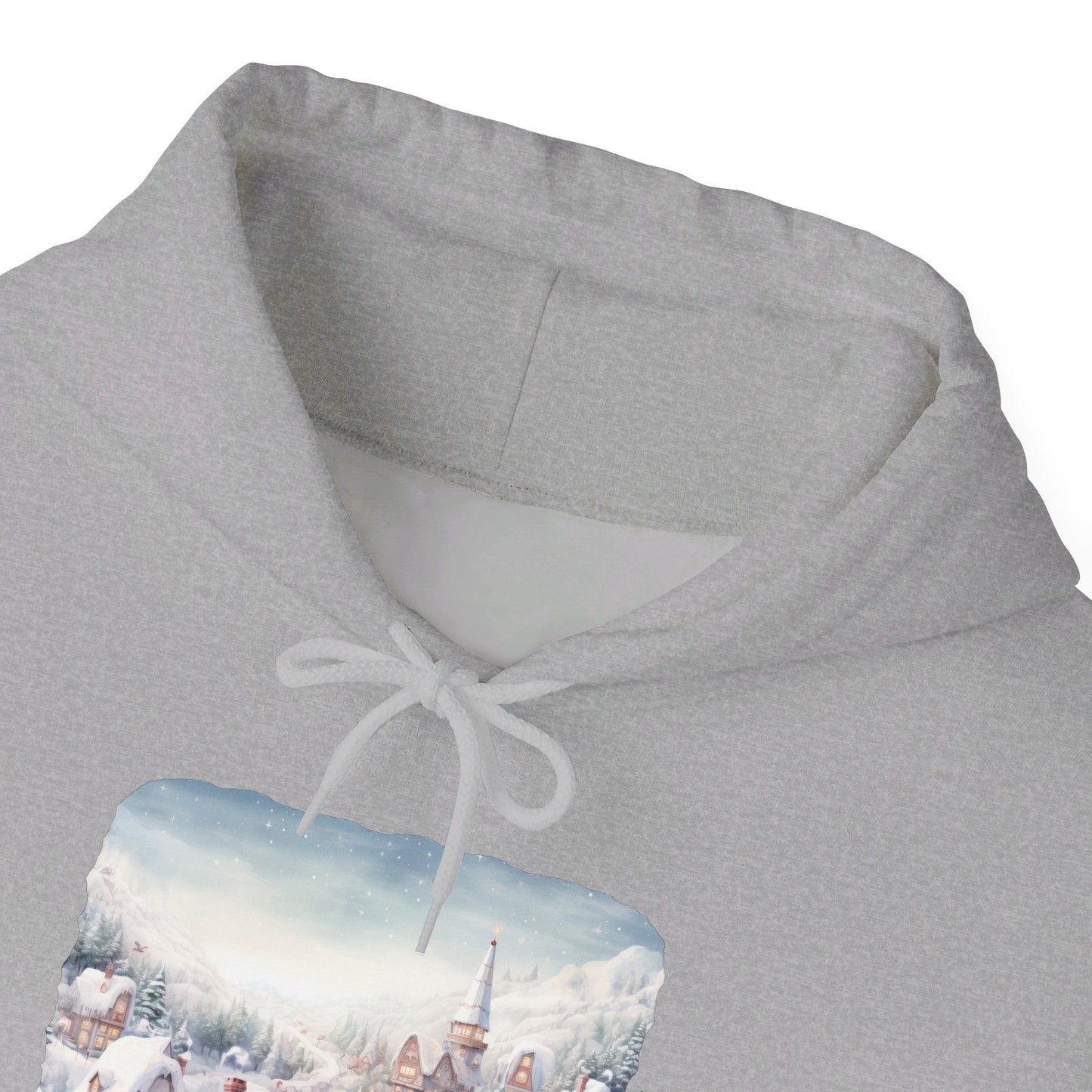 Snowy Christmas Village - Hooded Sweatshirt